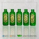 گلدان شیشه ای بلند سبز