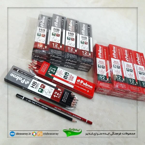 مداد تحریر قرمز پالمو - تصویر 1