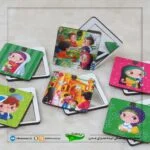 آینه بازشو غدیری طرح مربعی و دایره ای