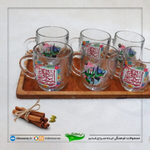 لیوان شیشه ای غدیری